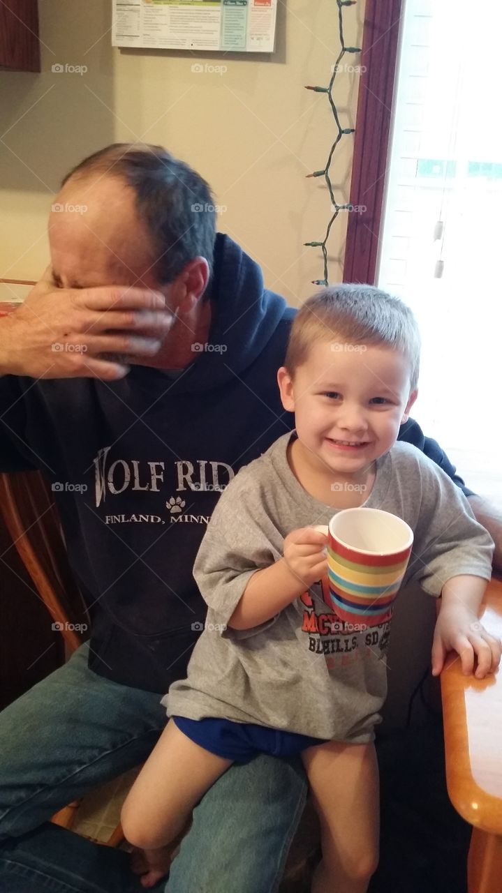 coffee with Grampy