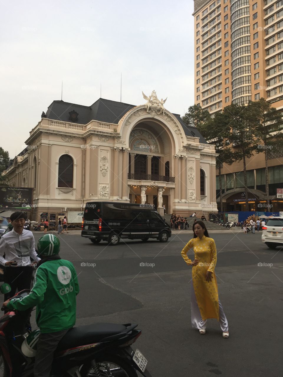 The Vietnamese opera house in Saigon 