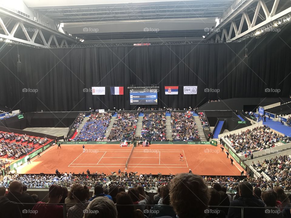 Tennis Championship Davis final at Lille France !