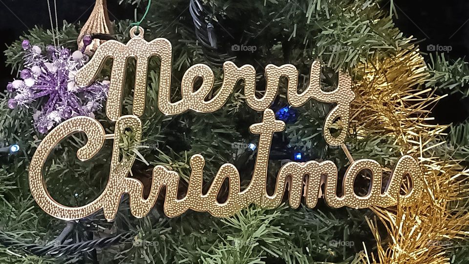 Merry Christmas title design