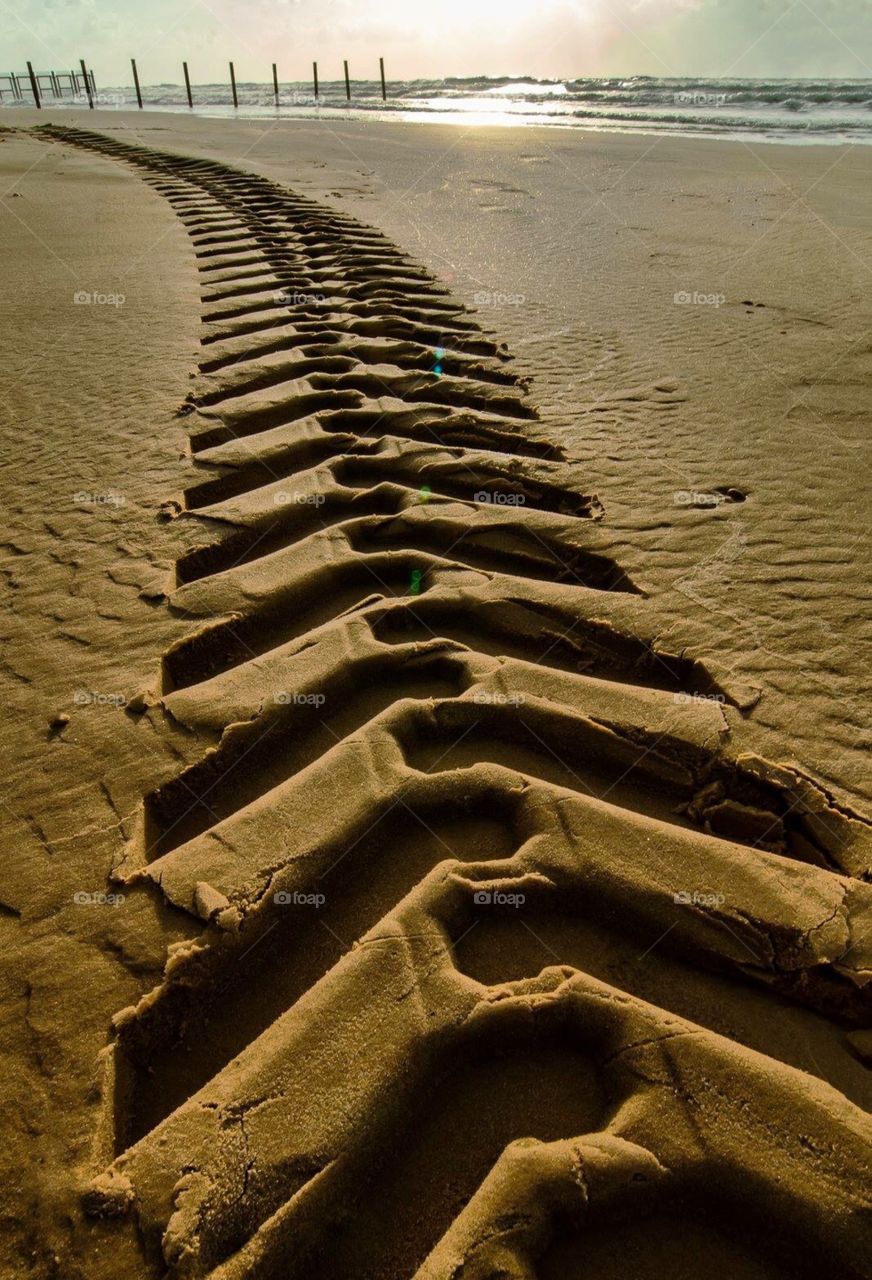 Sandy track