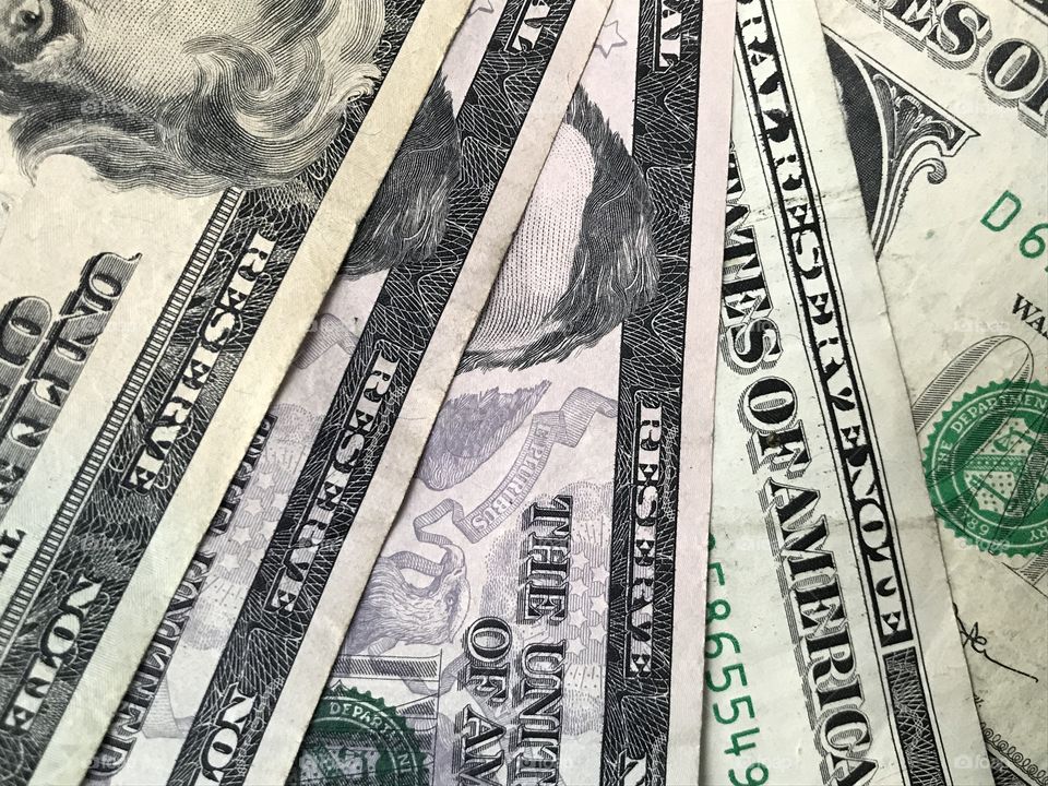 American dollar bills