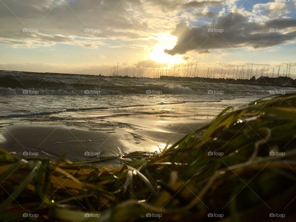 Enø, Sunset, Denmark