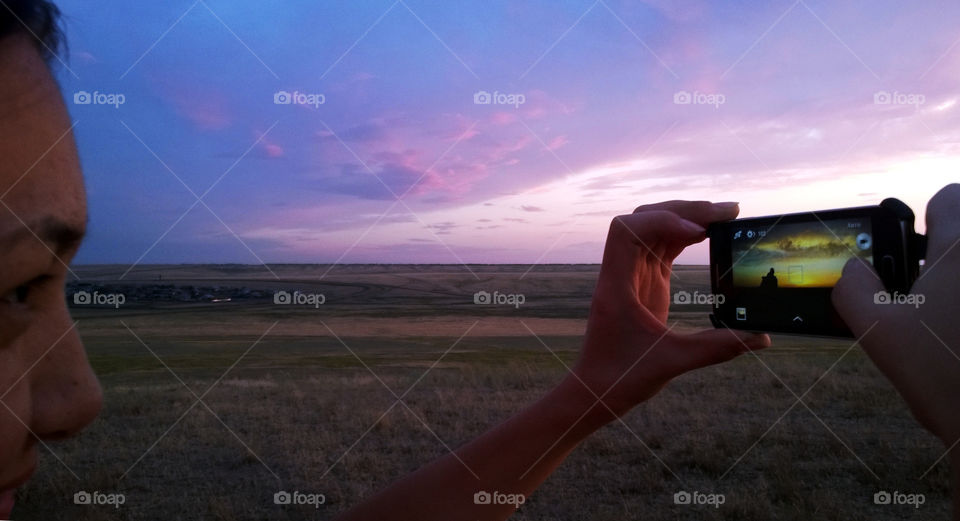 photographer in action