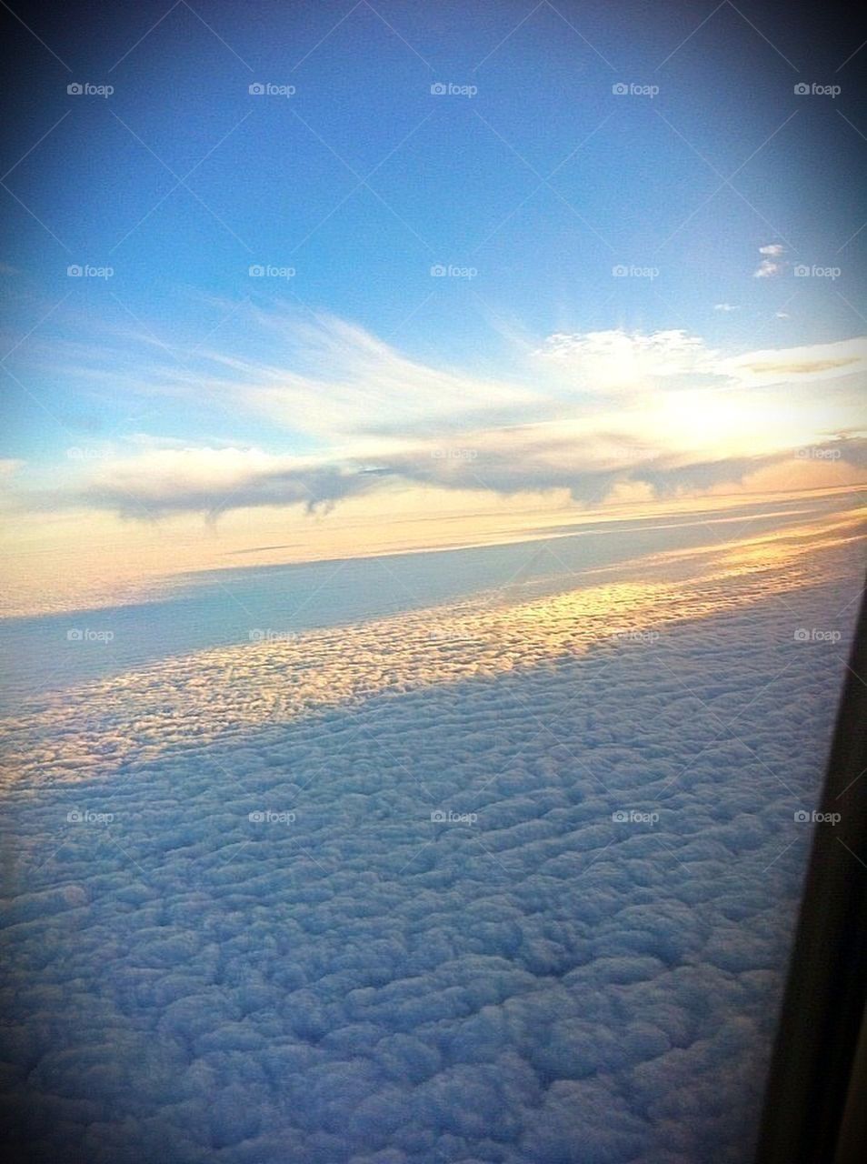 In the clouds