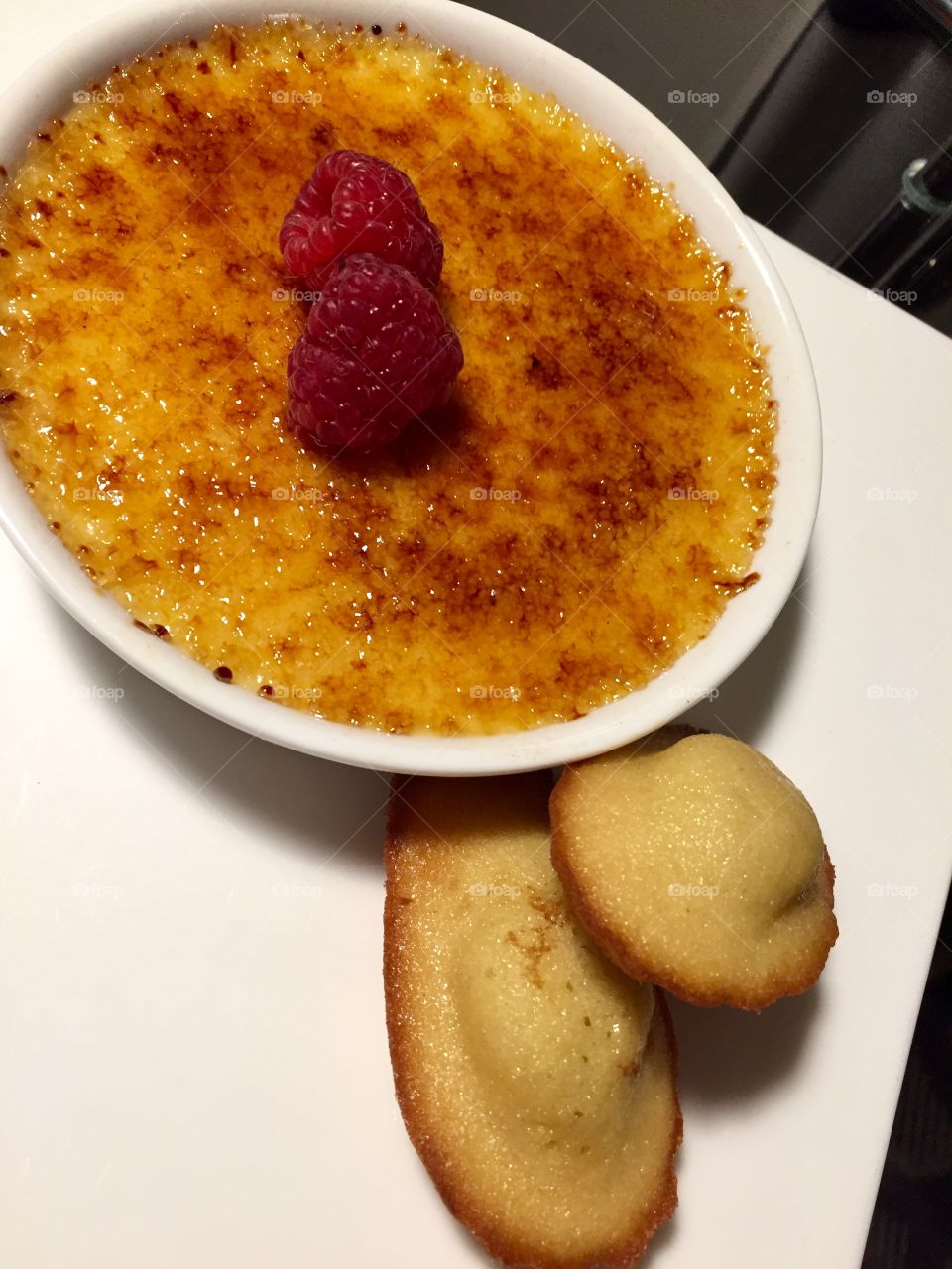 Dessert from room service