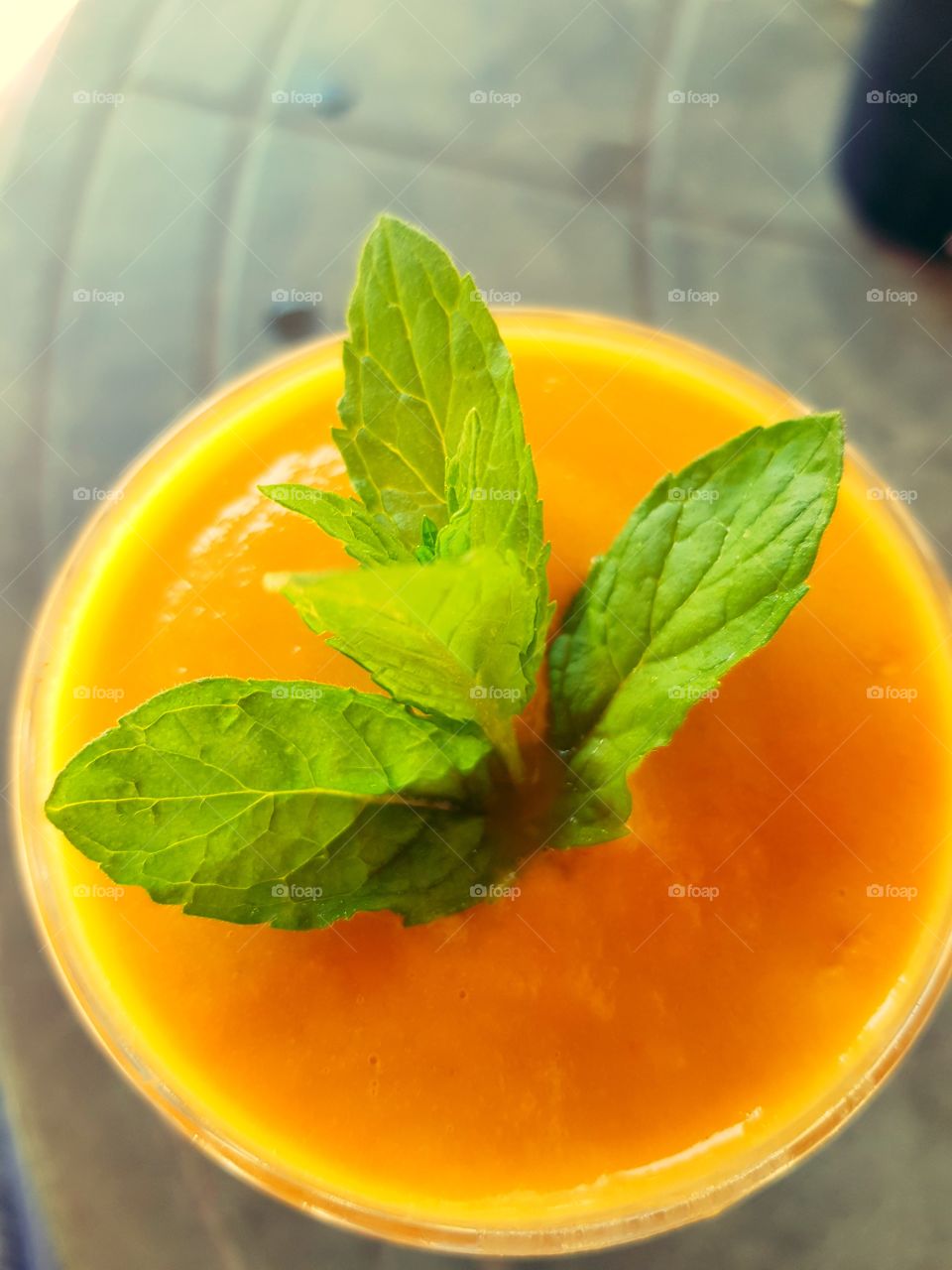 Morning juice with avocado and carrots