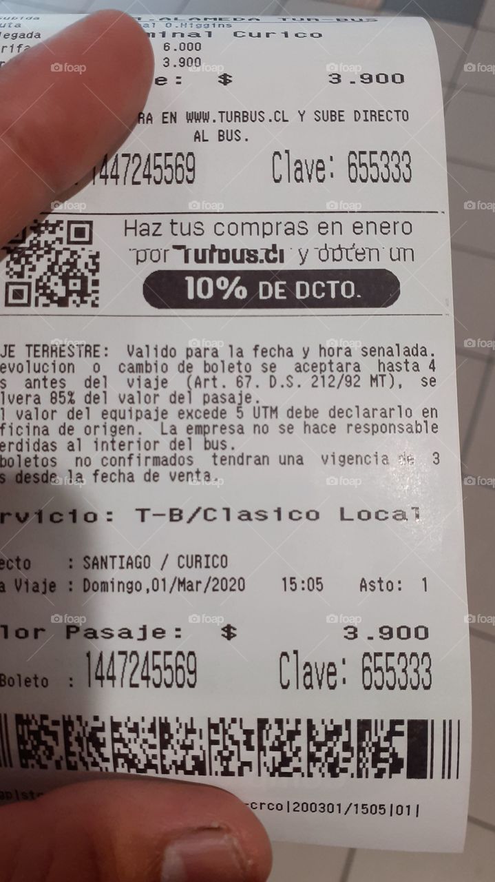 lo que vale un boleto de santiago a curico