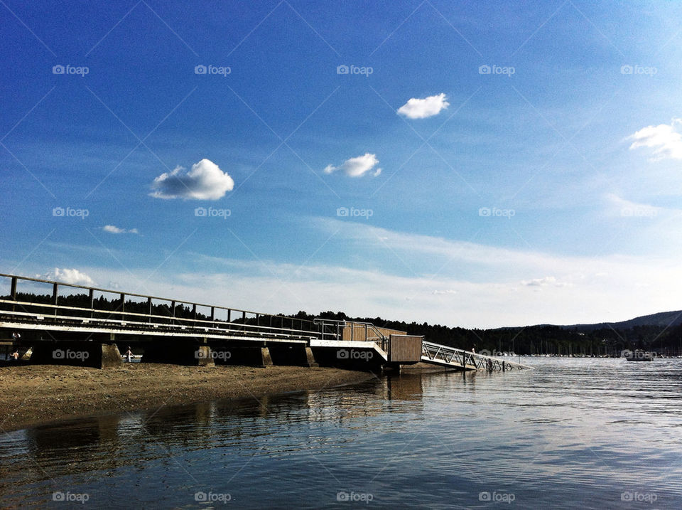 norway beach ocean sky by cassiel_a