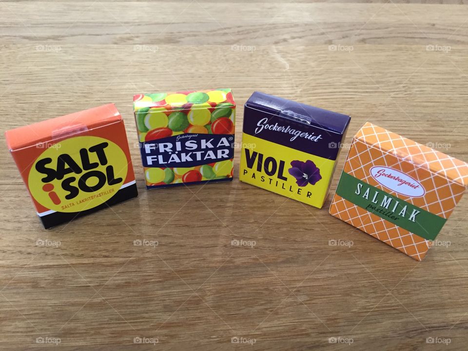 Vintage and retro candy from Sweden.