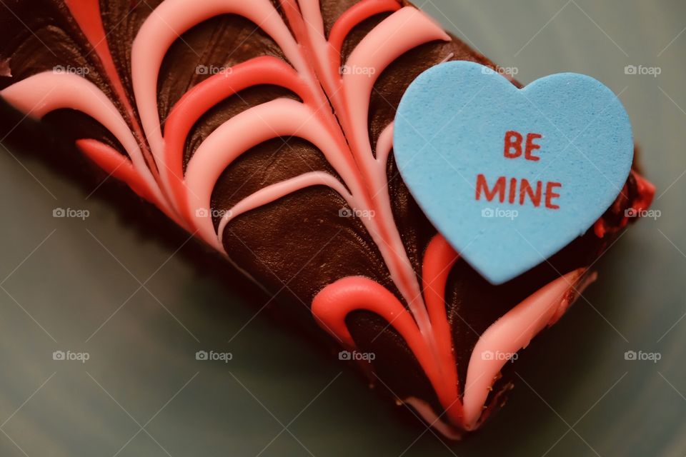 Be Mine Valentine’s Day Brownie 