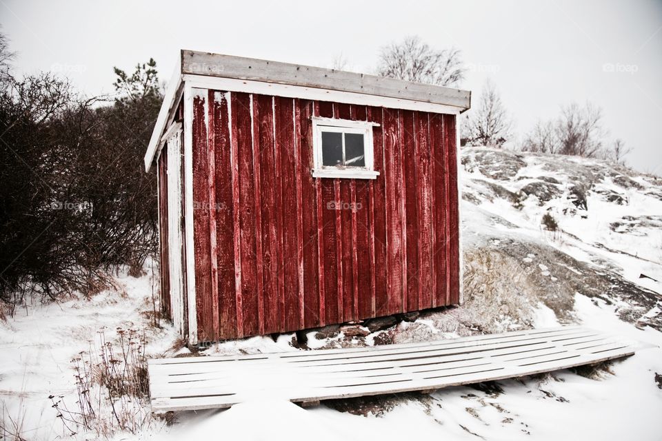 Wood, Snow, Winter, Cold, No Person