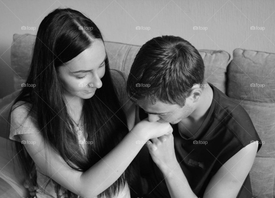 couple beautiful portrait