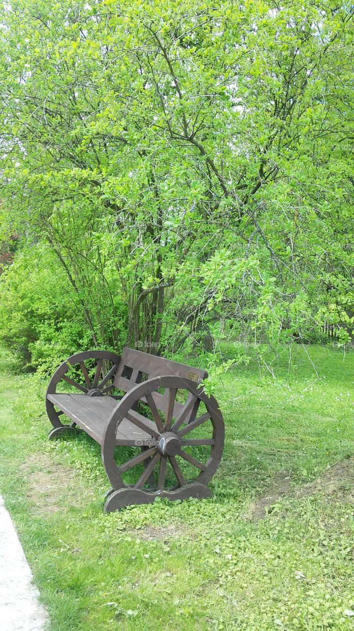 interesting bench