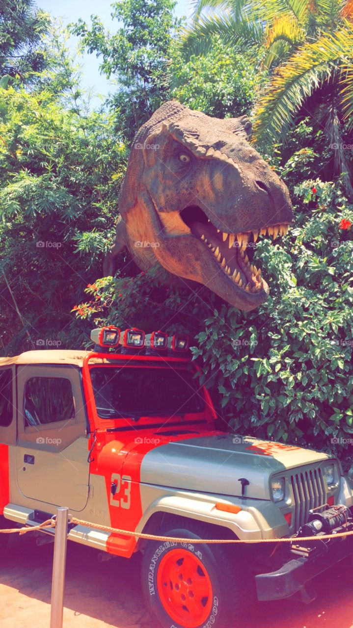 T-Rex at Jurassic Park in Orlando