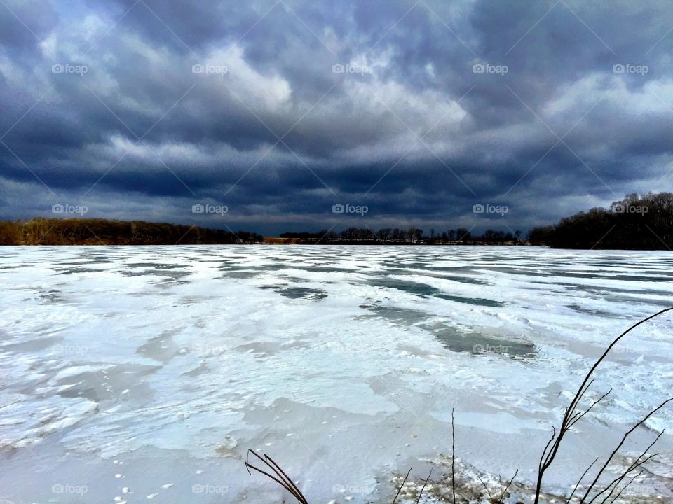 Icy Iowa