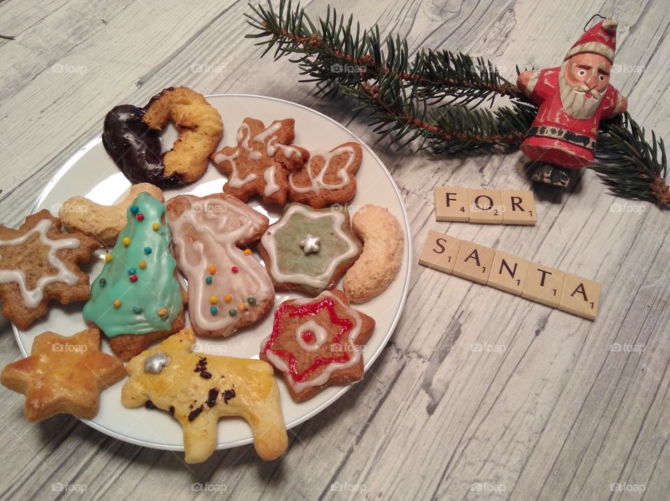 Preparing snacks for Santa