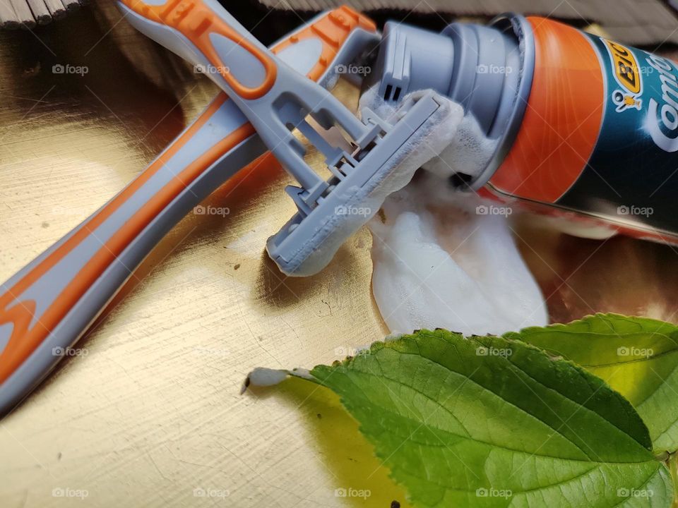 Shaving cream and razors