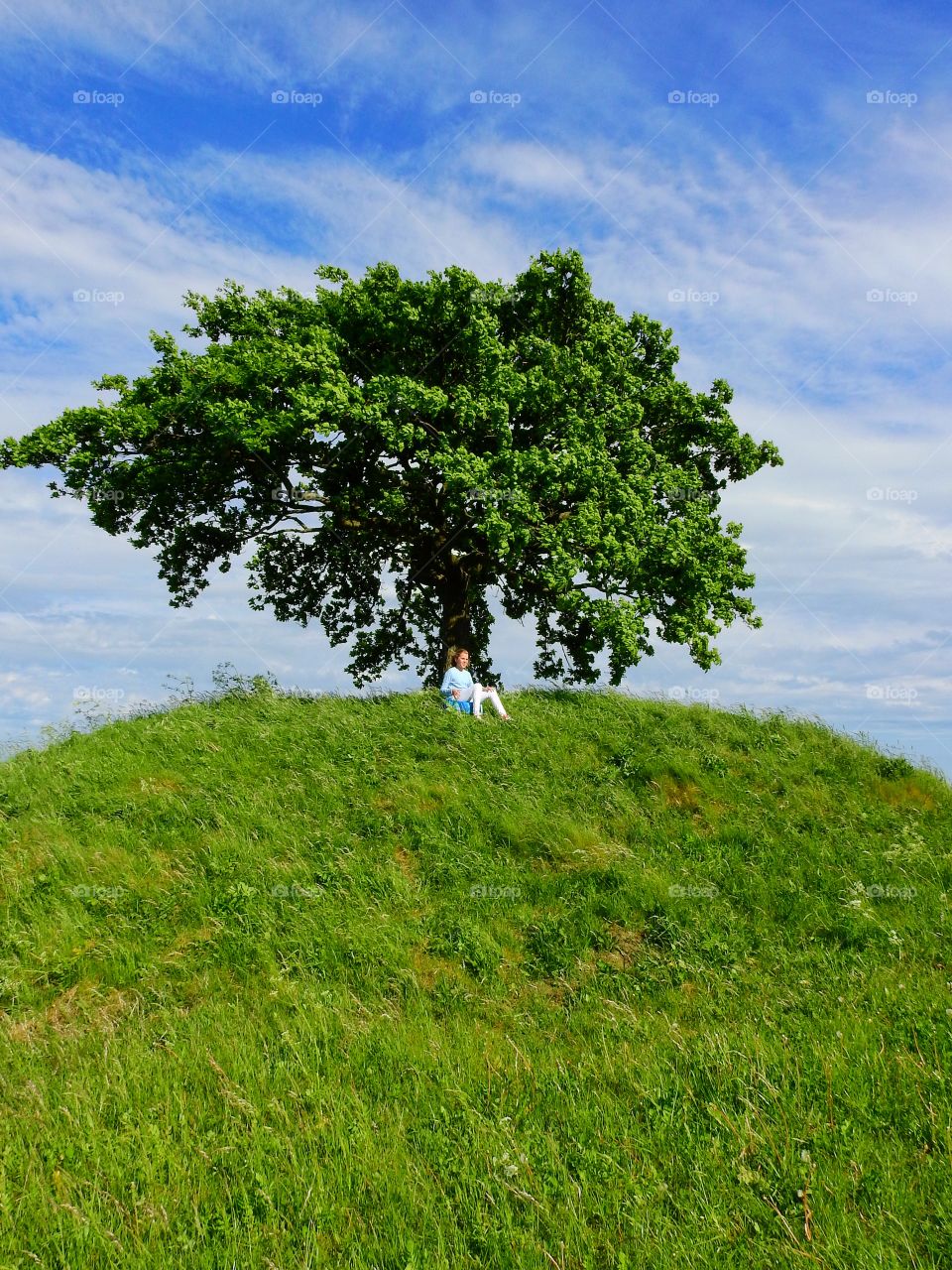 Hanging out in the lush nature