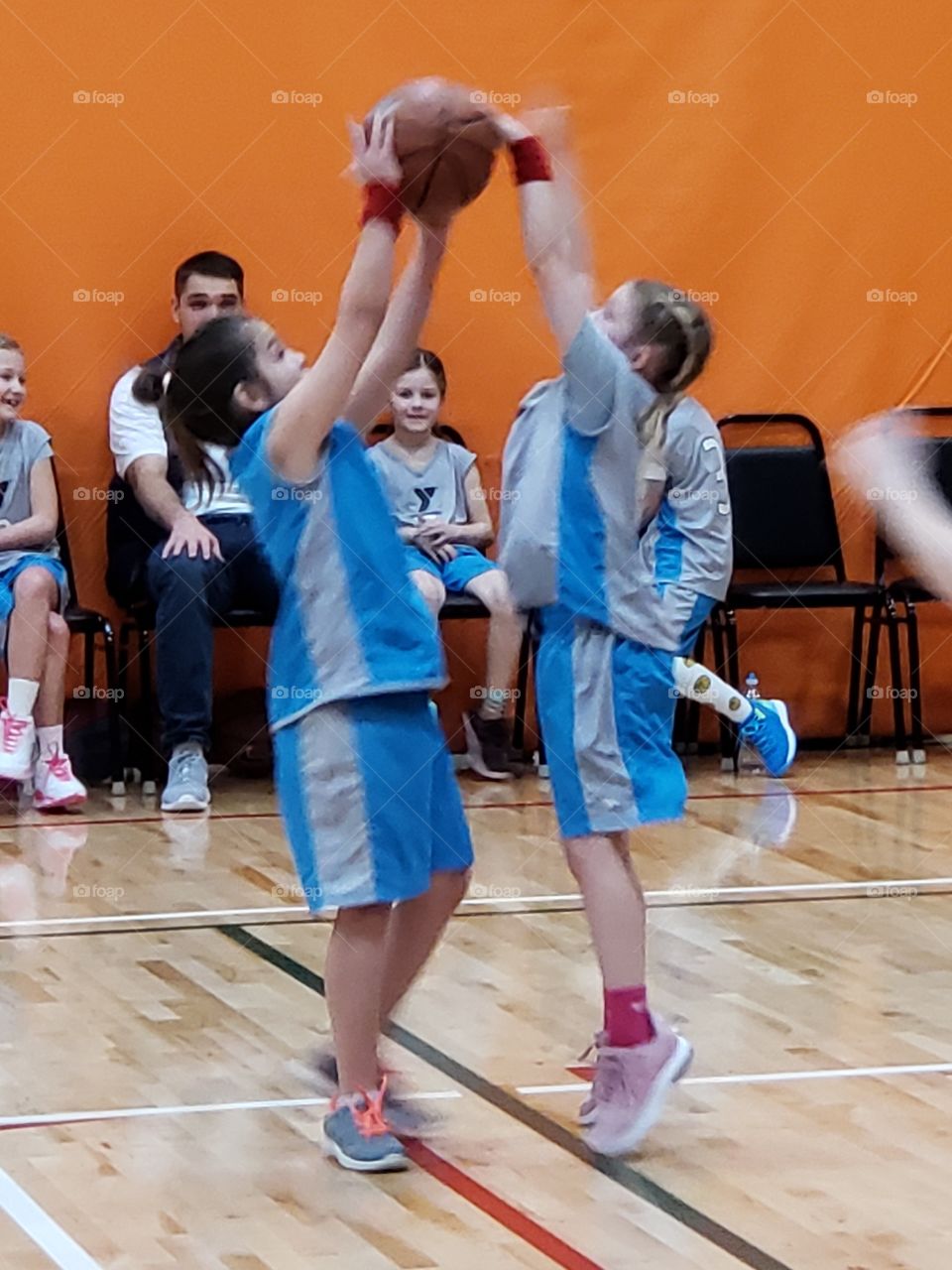 shooting a basket playing basketball