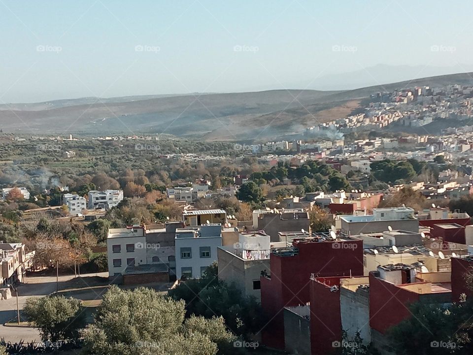 That Arial vieu from mountains