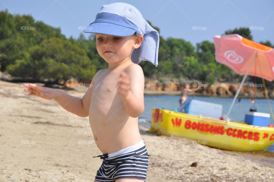 beach nature summer play by nivoa