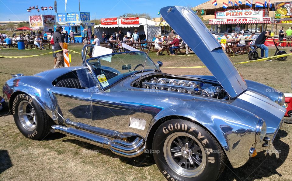 Polished Aluminium classic on display