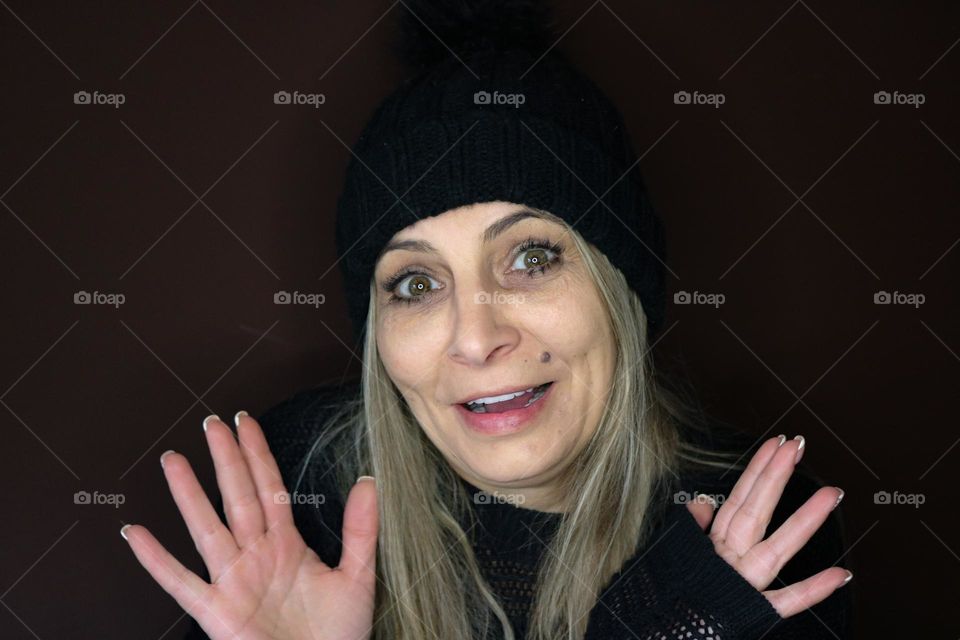 Surprised woman