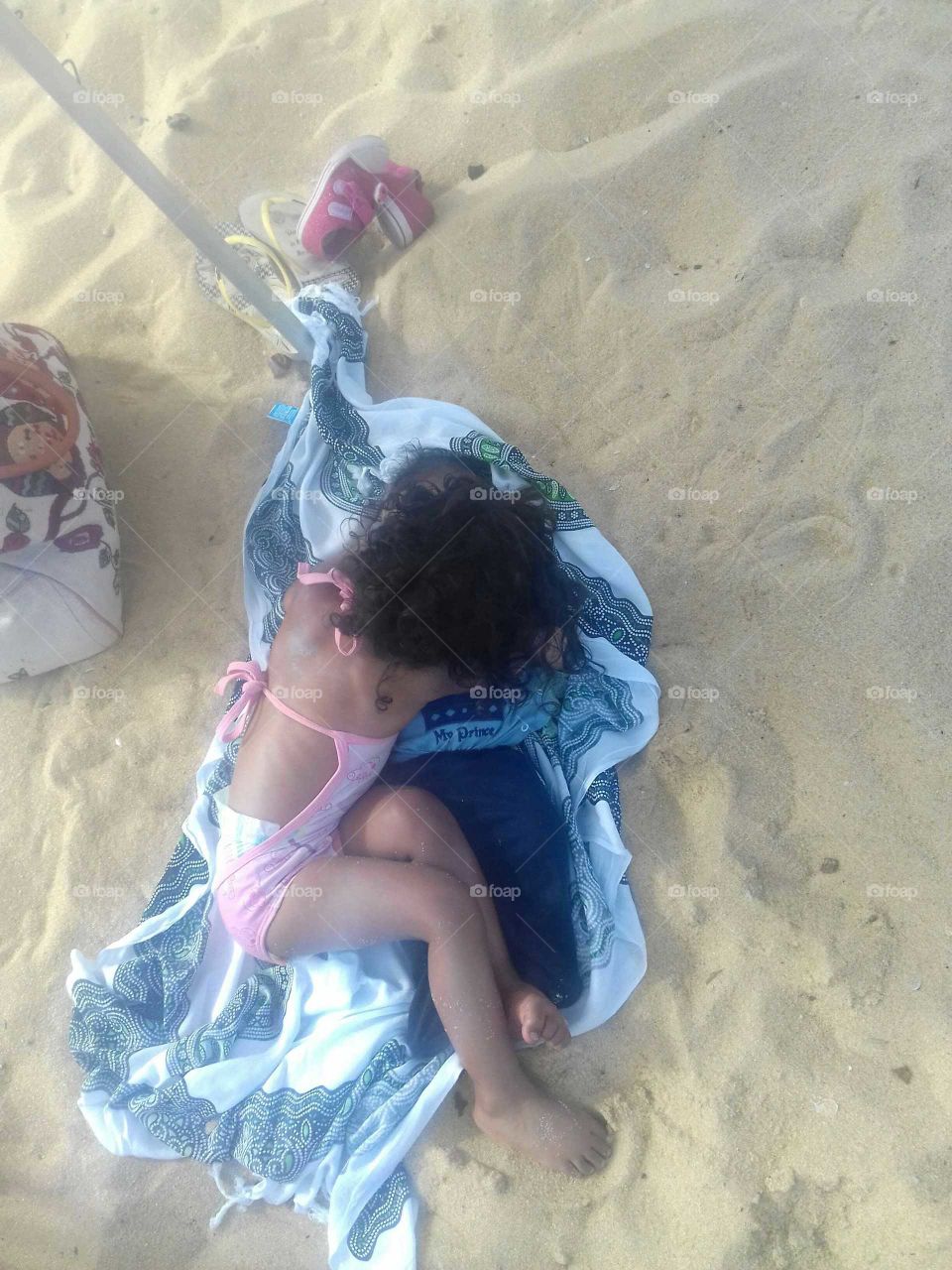Beach, Child, Girl, People, Sand