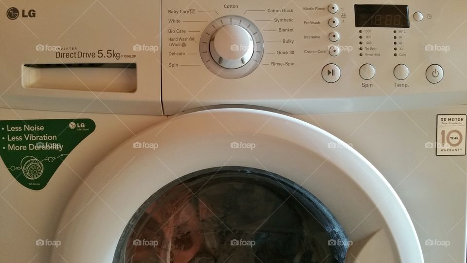 washing machine lg directdrive motor buttons front load