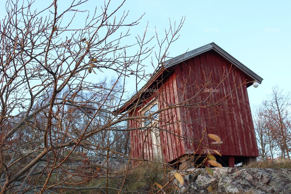 Autumn cabin