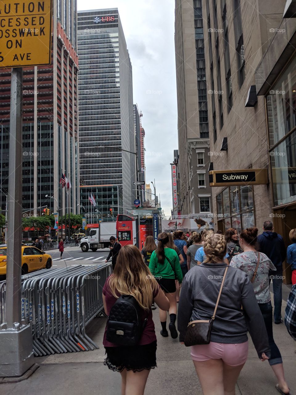 Walking in New York City