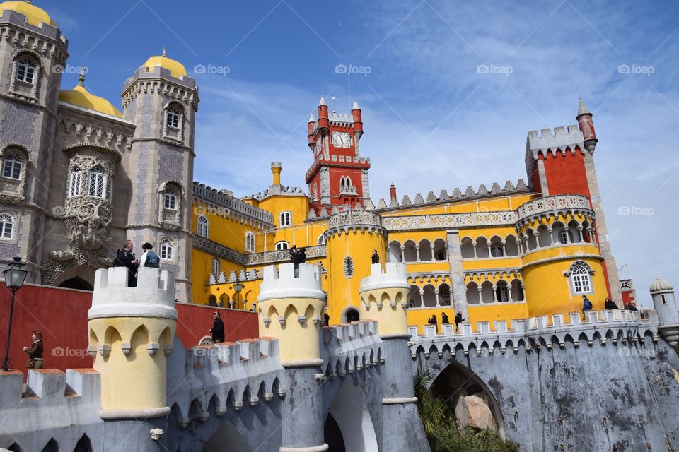 Beautiful Peña Palace in Lisbon 