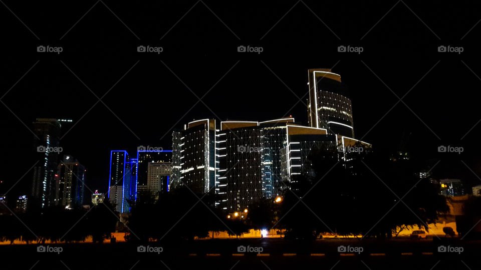 Cityscapes at night