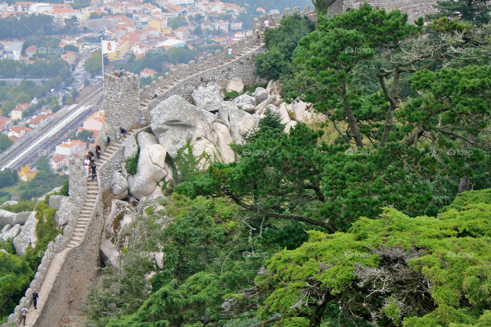 Castelo dos mouros, Sintra! On The wall