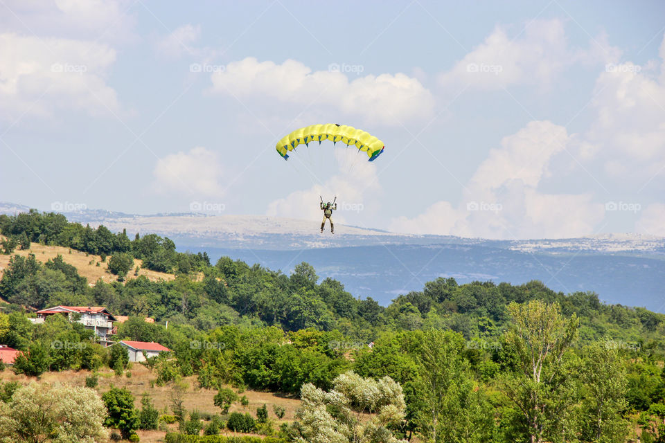 Parachute jump