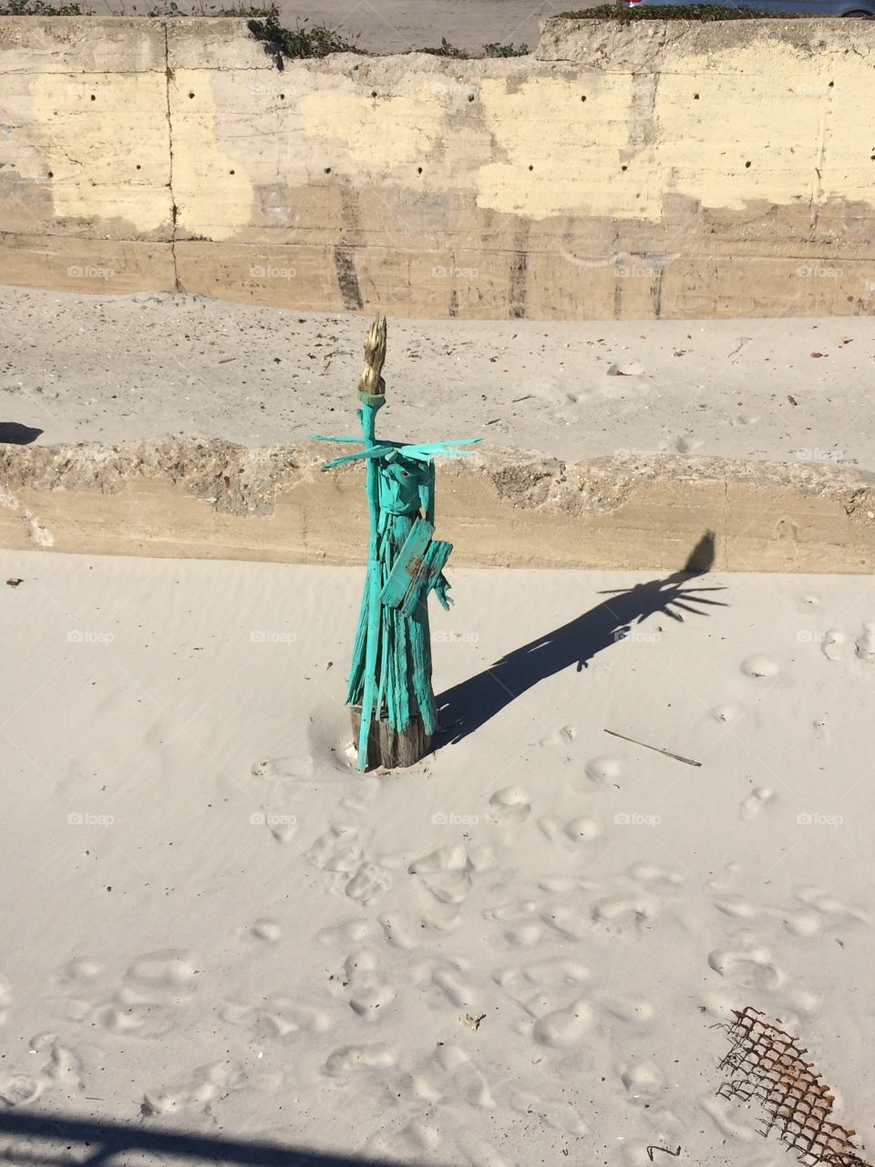 Statue of Liberty at the Beach