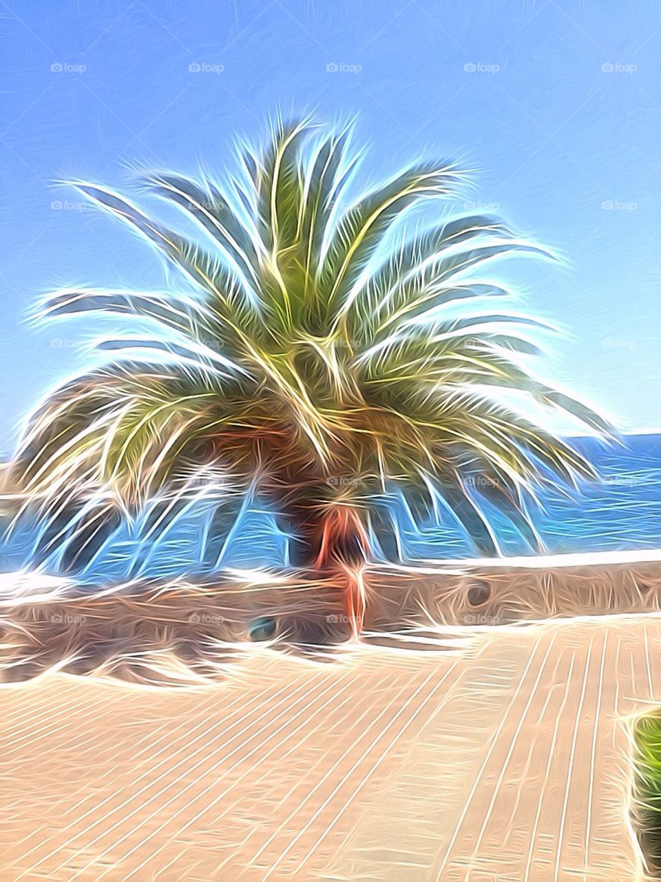 Palm tree effects