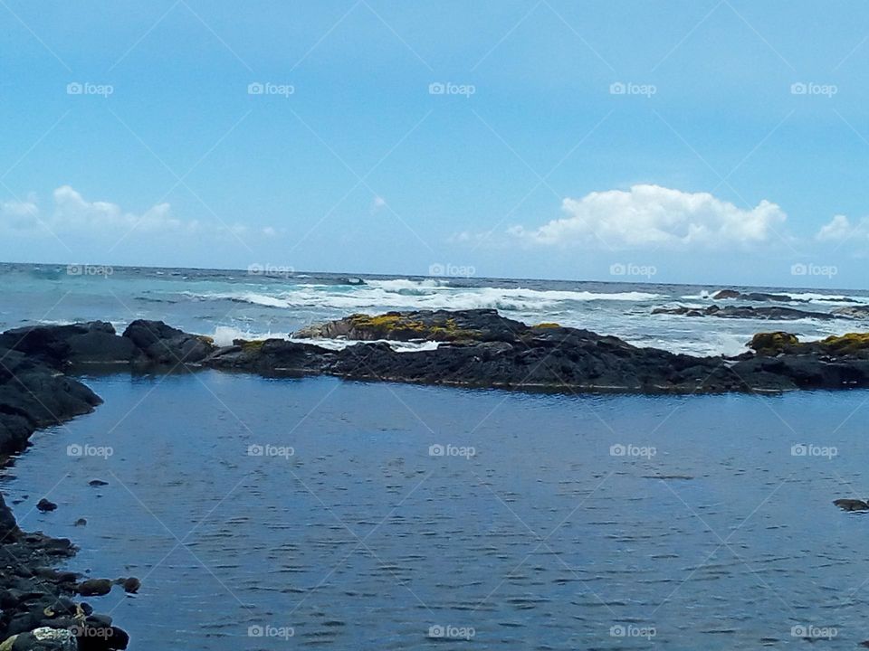 Black sand Beach