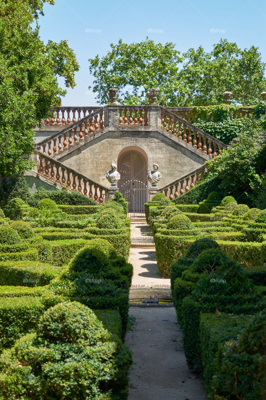 Maze and stairs