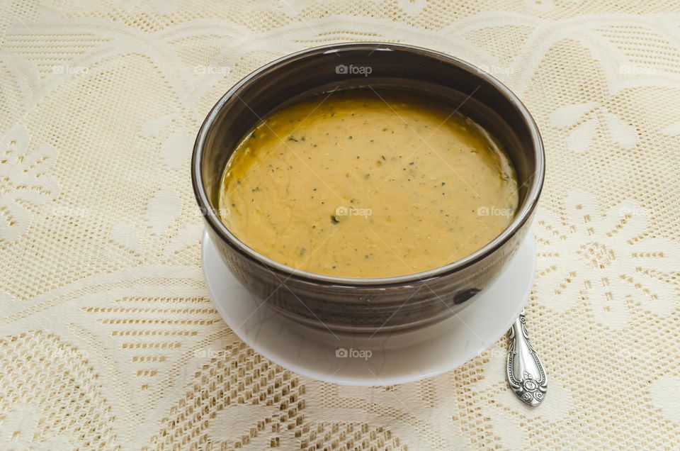 Bowl Of Pumpkin Puree