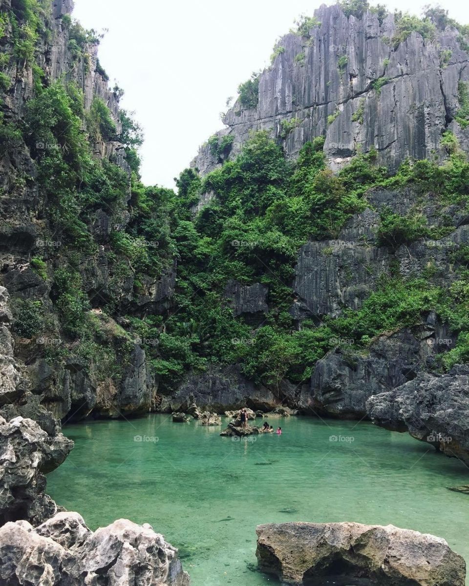 Tangke lagoon located at iloilo Philippines