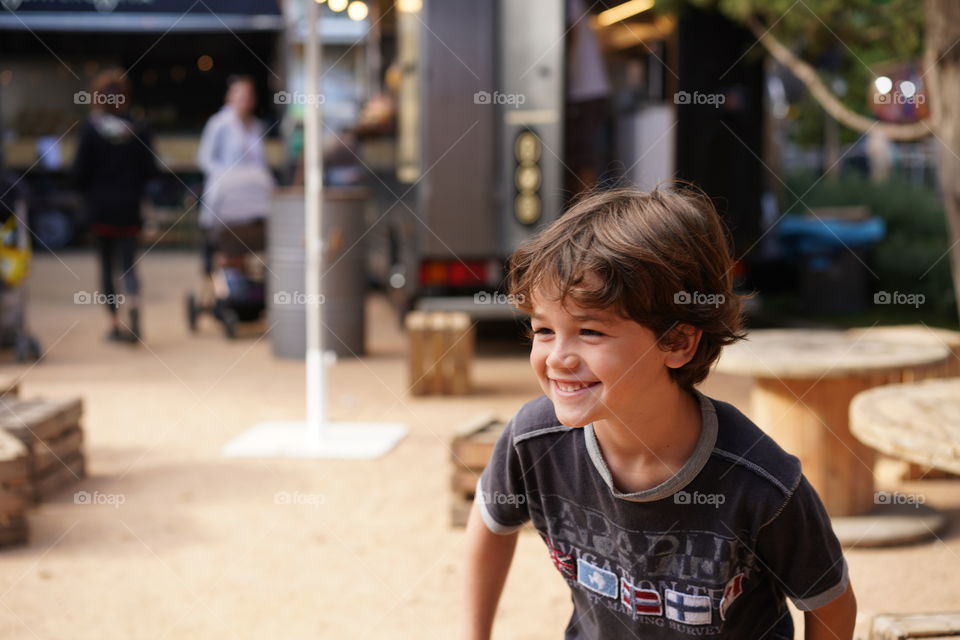 expresión sonrisa niño