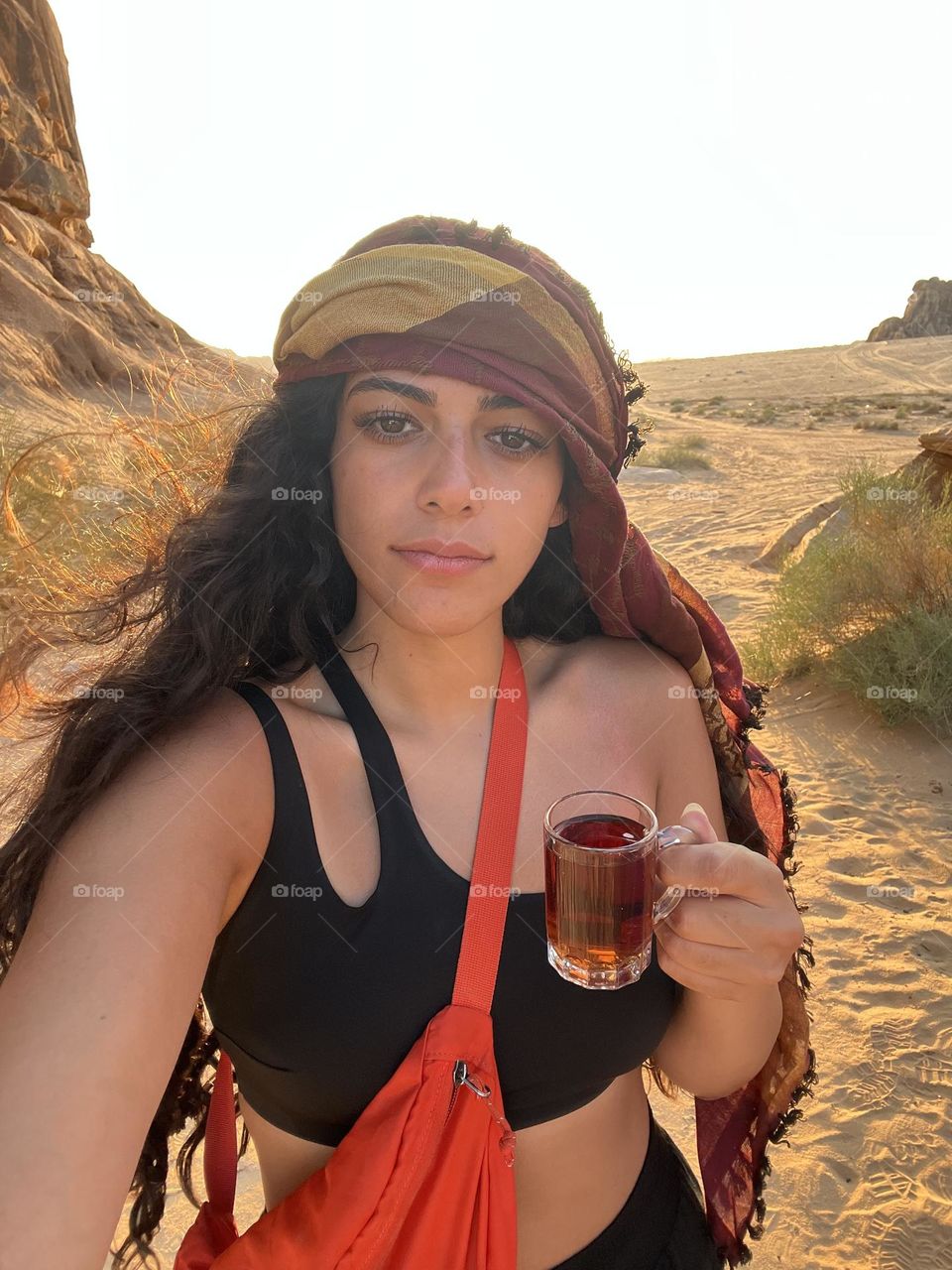 Tea in wadi rum Jordan 
