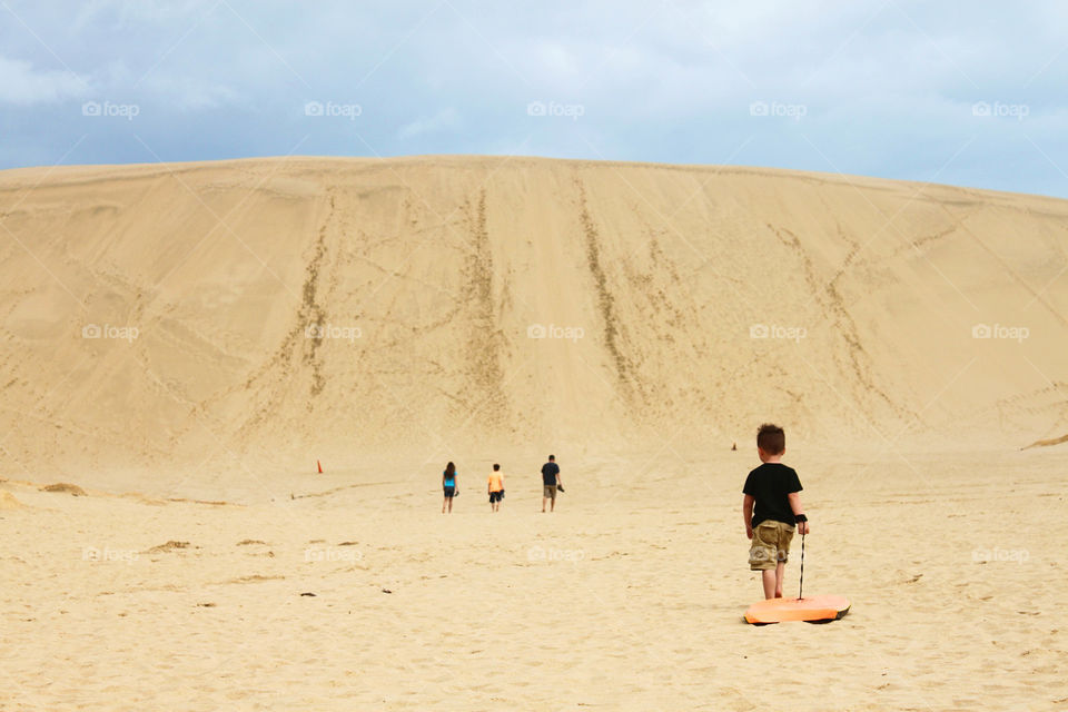 Giant sand dunes 