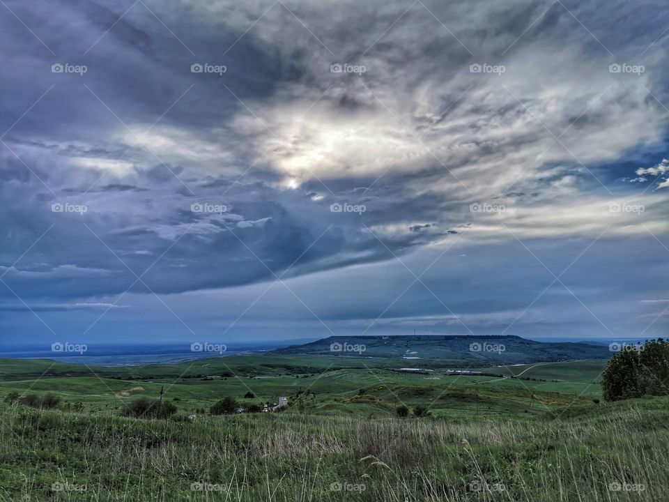 Best photo sky clouds moody nature greens wild field heaven skyline horizont blue