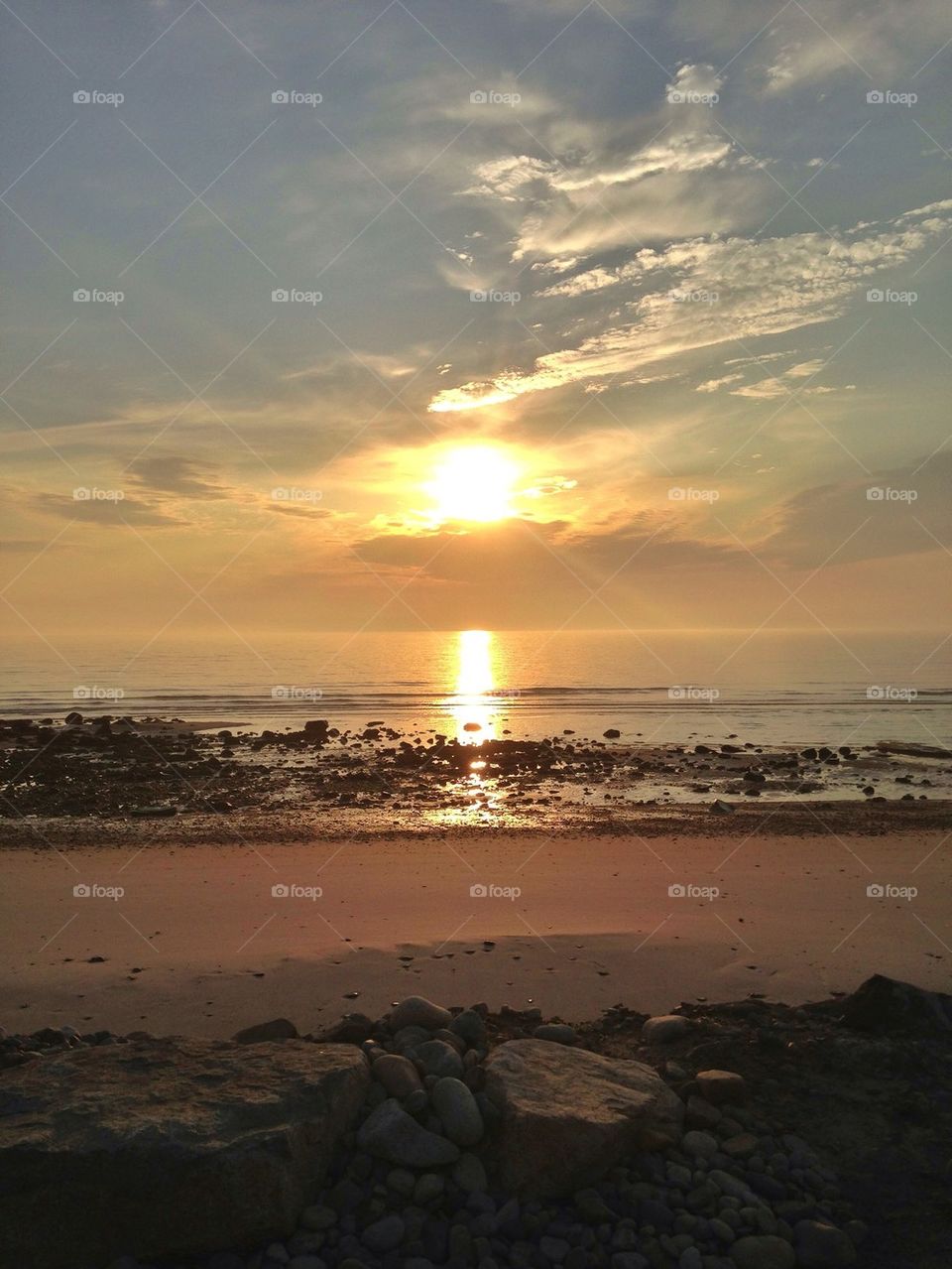 Sunrise over the Atlantic Ocean