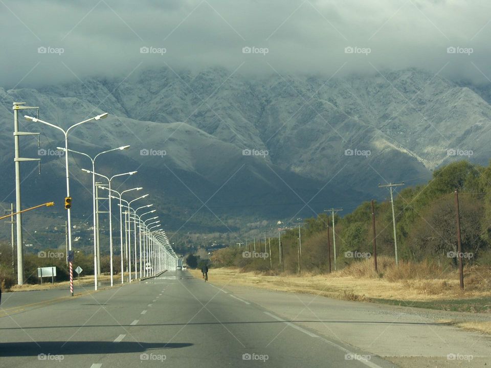 camino a las sierras nevadas