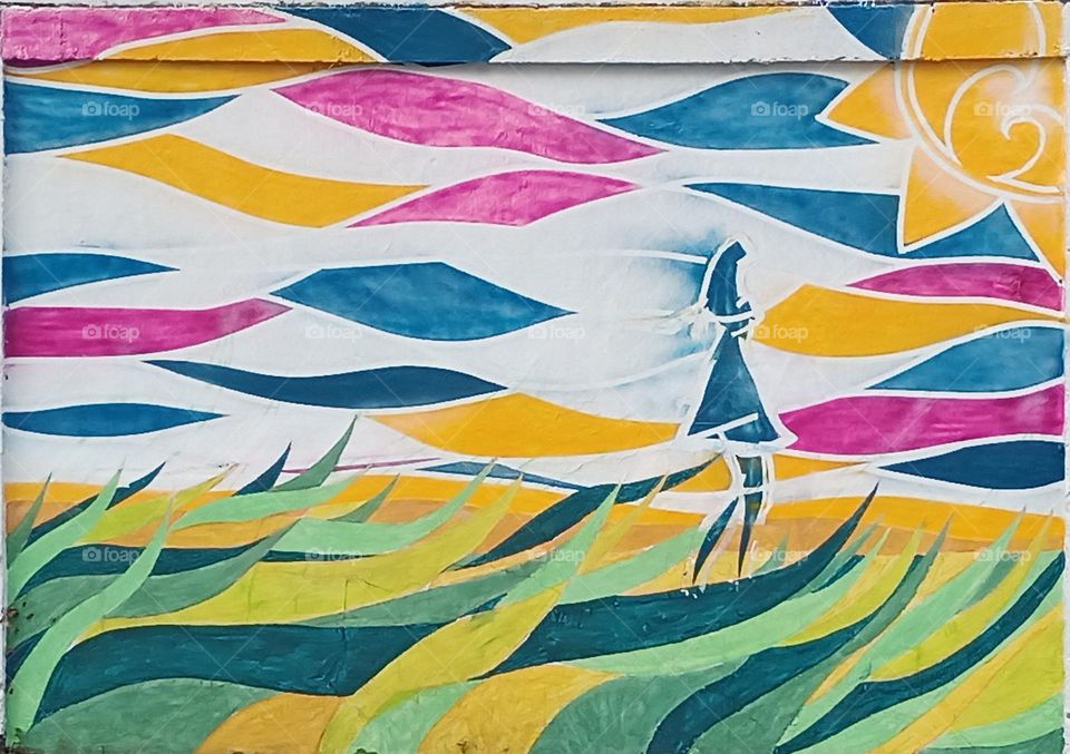 Imagen que expresa caminar hacía la libertad.