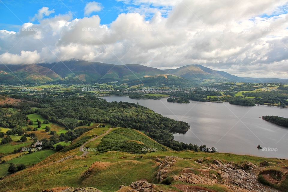 Hiking Cat Bells, Lakes District